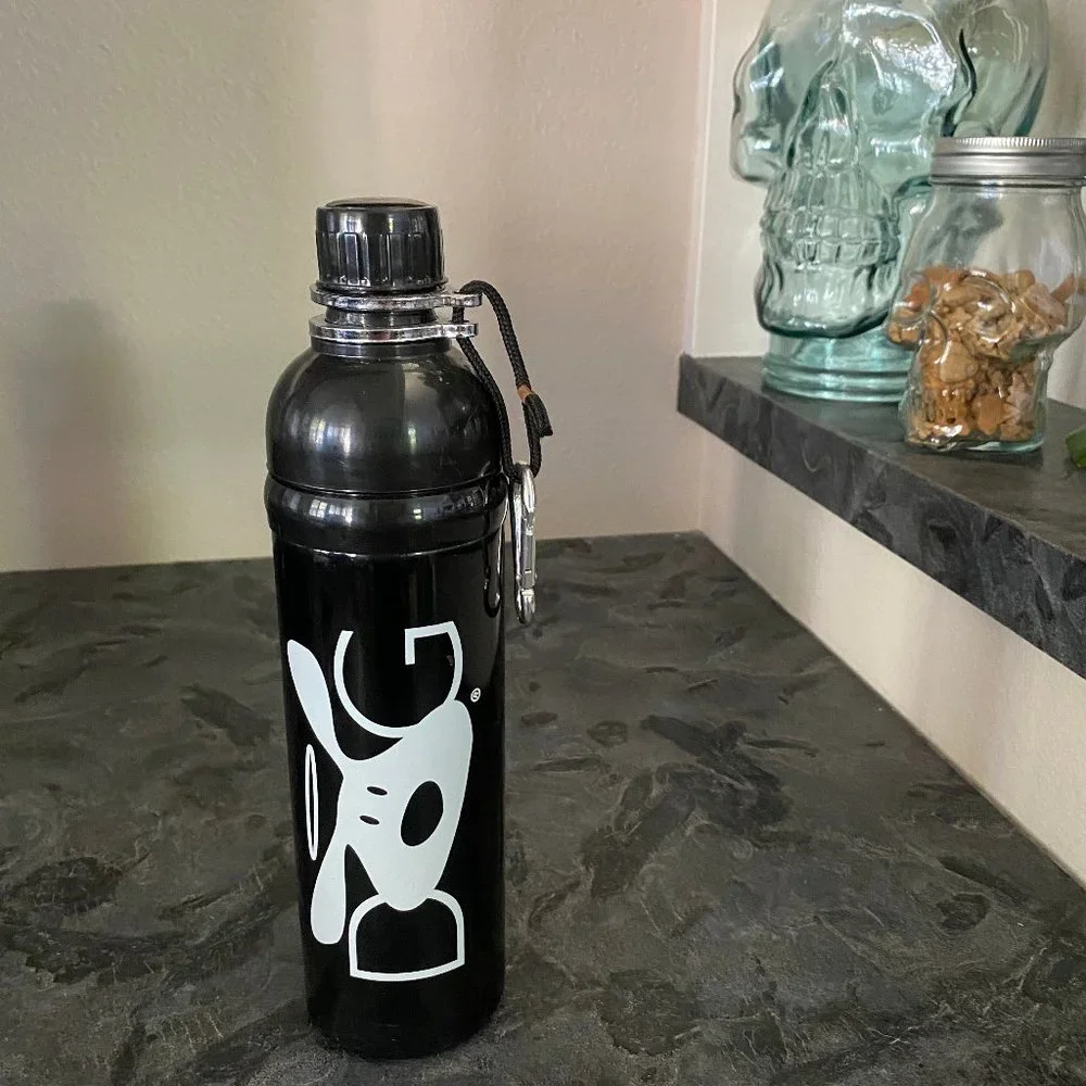 Dog is Good Water Bottle with Roller Ball - Angel Dog